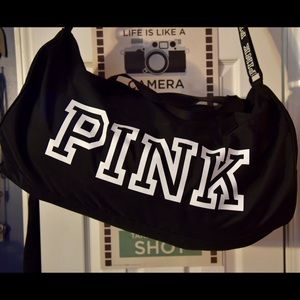 Victoria’s Secret PINK duffel bag.